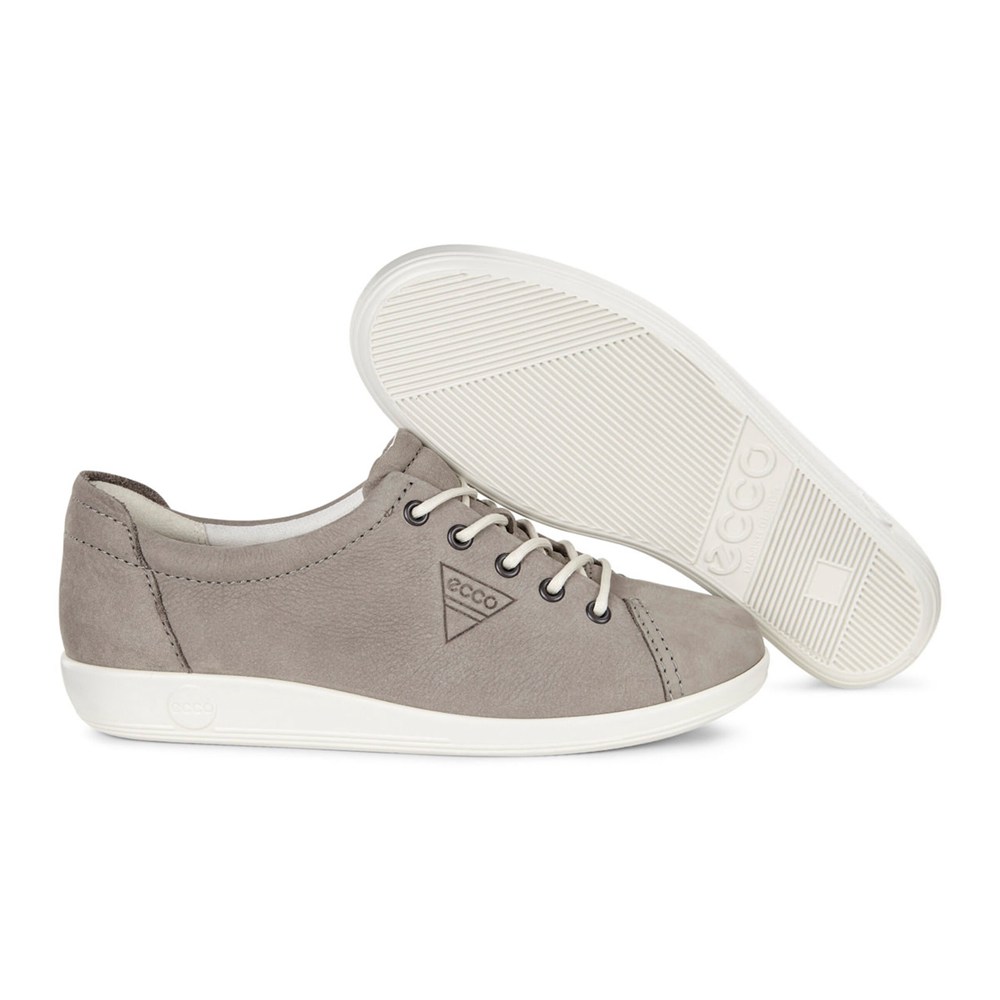 Tenis Mujer - ECCO Soft 2.0 Tie - Grises - IWP436201